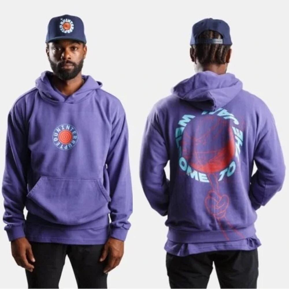 Uninterrupted x Space Jam A New Legacy Purple Hoodie 2021 Size Medium